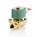 ASCO 8210G095-24/60 Brass Body Pilot Operated General Service Solenoid Valve, 3/4" Pipe Size, 2-Way Normally Closed, Nitrile Butylene Sealing, 3/4" Orifice, 5 Cv Flow, 24V/60 Hz