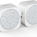 Outlet Timer Indoor 2 Pack, Countdown Timers for Electrical Outlets Up to 6H for Lights, Iron, Fan, Electric Bike, Auto Shut Off Switch for Home Kitchen Bedroom, 1875W