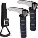 Elderly Car Handle Assist,Car Door Handle for Elderly,Support Multifunction Door Latch for Seniors and Handicapped (Blue - 2 Pack Car Handle + Strap)