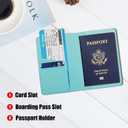 4 x Cnycmy Passport Holder for Travel,Passport Cover Case with RFID