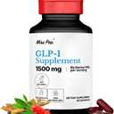 GLP-1 Supplement – High Potency Berberine HCl 1500mg with Ceylon Cinnamon, Green Tea & Cayenne Extract – Supports Appetite Control, Gut Balance & Metabolism – 90 Capsules (EXP 07/01/27)