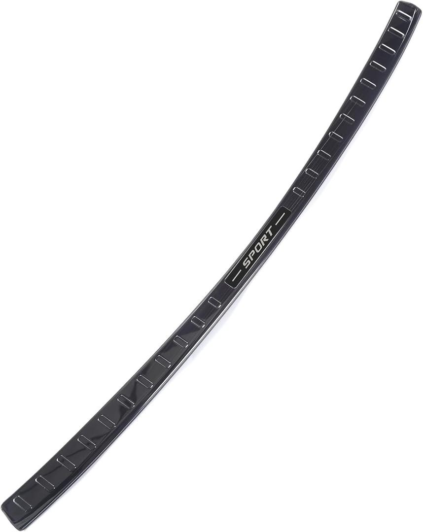 for Honda CRV 2023 2024 2025 2026 Rear Bumper Guard, Premium Stainless Steel Rear Outside Bumper Sill Plate Guard Protective Cover Trims for CR V Rear Bumper- Black