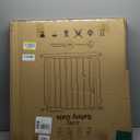 Extra Wide Baby Gate with Door Pressure Mounted 62.20-66.92 Inch,Child Baby Gates for Doorways No Drilling,Walk Through Dog Gate Indoor for The House Kitchen Stairs,White