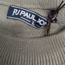 PJ PAUL JONES Mens T-Shirts Knit Short Sleeve Crewneck Shirt Casual Textured Pullover Tees (Large)