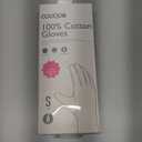 COOLJOB 100% Cotton Gloves, 6 Pairs White Cotton Gloves for Dry Hands Moisturizing & Eczema, Overnight Lotion, Sleep & Spa Treatment for Women & Men, Breathable Work Glove Liners, Small Size