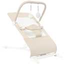 Baby Delight Alpine Deluxe Portable Bouncer, Infant, 0-6 Months, 100% GOTS Certified Cotton Fabrics, Organic Oat