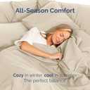 Queen Size Flat Sheet - Hotel Quality Top Flat Bed Sheet Only - Ultra-Soft, Comfy Breathable & Cooling - Fade & Wrinkle Free - Easy-Care, Stain & Shrink Resistant Bedding - Easy-Fit & Oeko-Tex - Wheat