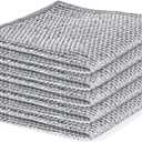 5pcs Non Scratch Wire Dishcloth, Multipurpose Steel Mesh Scrubber for Kitchen - Upgraded Double Layer for Powerful Cleaning, Reusable for Washing Cookware Pans Sinks Dishes Stove Tops