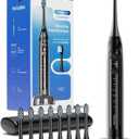 Onlyone Ultrasonic Electric Toothbrush for Adults, Rechargeable Electric Toothbrush with 8 Brush Heads, Travel Case, Charging Base & Wireless Charging - 5 Modes with Smart Timer