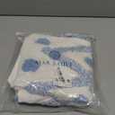 Set of 2 Cotton Woven Boho Throw Pillow Covers, Tufted Decorative Square Pillowcases Covers with Tassels for Couch Sofa Bed, Living Room Sofa, Farmhouse, 18x18 Inch Blue(2 pcs)