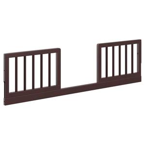 Storkcraft & Graco Toddler Safety Guardrail Kit with Dowels (Espresso) – GREENGUARD Gold Certified, Converts Compatible Storkcraft & Graco Crib to Toddler Bed, Kit Includes 2 Toddler Guardrails