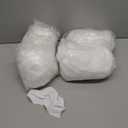 Shappy 17.64 Ounce/ 500 g Christmas Fake Clouds Snow Decoration Artificial White Cloud Fiber Faux Fluffy Snow Indoor Soft Artificial Fake White Cotton Winter Craft Decor Xmas Tree Village Displays