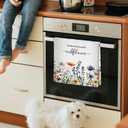 JINYO Spring Wildflower Floral Kitchen Dish Towels, Floral Hand Towels for Bathroom, Spring Kitchen Bathroom Decor, 16x24 Inch