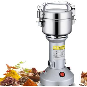 Stainless Steel Grain Mill - Electric 850W High-speed Grinder for Corn, Wheat, Pepper, Coffee Bean (150g type)