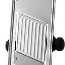 Rosle 95028 Stainless Steel Adjustable Gourmet Food Slicer Hand-Held Mandoline With Hand Guard