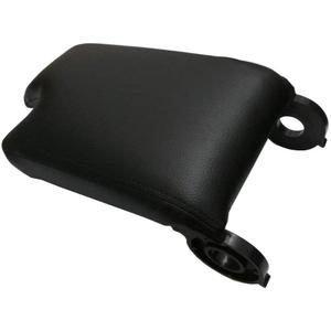 Black Leather Synthetic Armrest Center Console Armrest Lid Cover for E46 1999-2004
