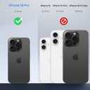 Lanhiem Magnetic for iPhone 16 Pro Case, Built-in Privacy Screen Protector, IP68 Waterproof Dustproof Case, Compatible with MagSafe, Anti-Spy Full Body Phone Case for iPhone 16 Pro 6.3", Black