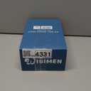 WIBIMEN Mini Ice Cube Trays, 0.55 Tiny Pebble Ice for Iced Coffee & Cocktails, Fast Chill, Easy Twist Release, Stackable with Lid & Storage Bin (4 Pack, Black)