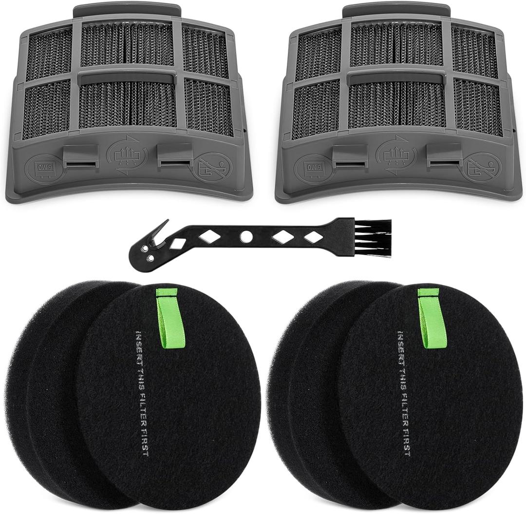 HOUSEMAX Filters Replacement Compatible with Bissell 3774F 39883 3418 3415 3402 3404 3774 3774G 3775 3409 Pet Hair Eraser & PowerLifte Upright Vacuums, Replace Parts 1635630 & 1635629