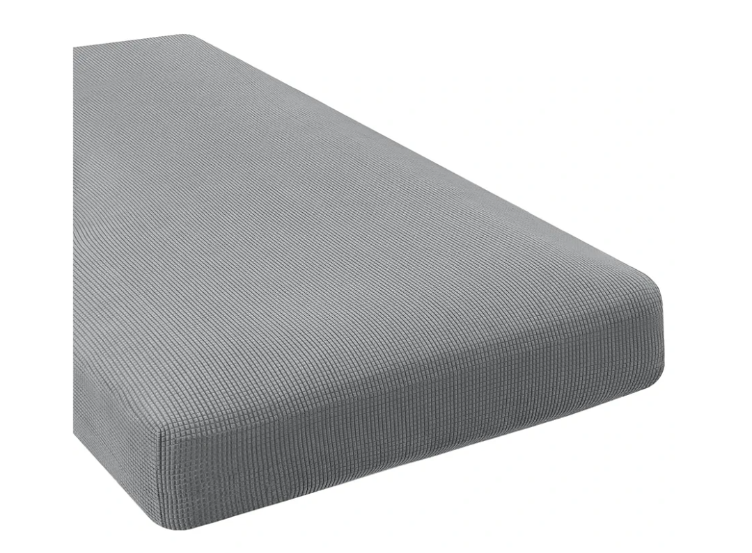 H.Versailtex Sofa Covers Couch Covers 2024 New Couch Cushion Covers Universal Sofa Covers Washable Stretch Slipcovers for Sectional Sofa (Texture Light Gray,Large Single Seat Cover) 28×18 inch