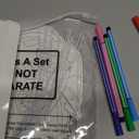 Lenwen 16 Pcs Mardi Gras Coloring Masks Color Your Own Mardi Gras Masks DIY Carnival Masquerade Craft Kits with Pens for Masquerade Birthday Classroom Activities Party Supplies(Carnival)