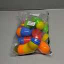 Letapapa 3.5'' Easter Eggs, 36 Pcs Empty Colorful Eggs Plus 1 Golden Eggs for Kids, Large Fillable Plastic Egg for Easter Hunt, Filling Treats for Easter Basket Stuffers, Party Favors Decoration