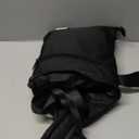 Fmeida 65L Duffle Bag with Shoes Compartment, Foldable Travel Duffel Bags for Men Women, Large Packable Travel Bag Water Repellent & Tear Resistant (Black)