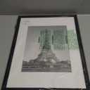 upsimples 11x17 Picture Frame, Display Pictures 9x15 with Mat or 11 x 17 Without, Wall Hanging Poster Frames, Black, 1 Pack