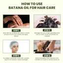 2 x Raw Batana Oil for Hair Growth - From Honduras, Dr Sebi,100% Pure Batana Hair Mask, Scalp Oil Prevents Hair Loss Wild Growth Hair Oil Increases Hair Thickness - 4.23 fl oz