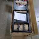 SIMPLIHOME Acadian Entryway Storage Bench - 48 inch Wide Solid Wood Hallway Seat in Black, Transitional Bench for Entryway or Living Room with Lift-Up Lid and Spacious Storage