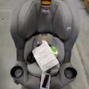 Chicco Fit360 ClearTex Rotating Convertible Car Seat with 360 Degree Rotation for Rear-Facing and Forward-Facing, LeverLock Self-Tensioning Lock System, Titanium/Grey, Date of Manufacture 05/2026
