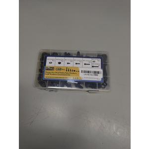 Flange Head Bolts Assortment Kit (160 Pack)