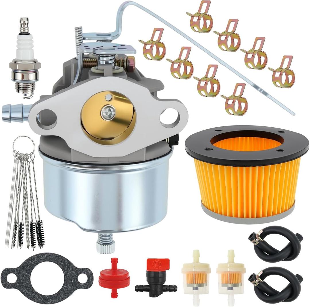 632615 Carburetor Fit for Tecumseh H30 H35 H50 3.5HP Motor, for HS40 4HP HS50 5HP Engine Lawn Mower Carb Replace 632208 632589