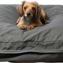 Dog Bed Covers 30L  20W  3H Inch Washable Grey Thickened Waterproof Oxford Fabric with Handles and Zipper Reusable Dog Bed Liner for Small to Medium 30-35 Lbs Puppy