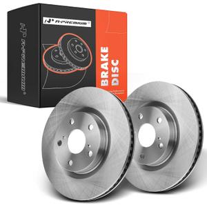 A-Premium 11.65 inch (296mm) Front Vented Disc Brake Rotors Compatible with Select Toyota, Lexus, Scion and Pontiac Models - Camry, Avalon, Rav4, Matrix, Mirai, Corolla IM, ES300H, ES350, Vibe, IM