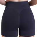 Sunzel Women's Seamless Scrunch Butt Biker Shorts  High Waisted Booty Lifting Workout Yoga Gym Shorts with Tummy Control (M)