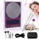 Frequency Generator for Healing 7.83Hz Schumann Resonance Generator, Adjustable, Sleep Relaxation & Meditation Frequency Machine with Headphones and Tuning Fork Set (Deep Violet)