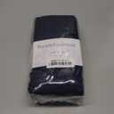 PurpleEssences Set of 12 Hemstitch Cloth Dinner Napkins 100% Cotton - Soft Durable Washable - Ideal for Wedding Spring Easter Summer - Perfect Everyday Use Table Linen 18x18 - Navy Blue