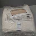 SureFit Form Fit Stretch Morgan Loveseat Slipcover - One Piece Polyester/Spandex Elastic Slipcover, Machine Washable (Loveseat Box Cushion, Ivory Color)