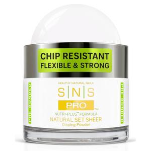 SNS Nail Dip Powder, Natural Set Sheer (Natural/Nudes, Sheer) - Long-Lasting Acrylic Nail Color & Polish Lasts up to 14 days - Low-Odor & No UV Lamp Needed - 2 Oz