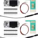 AITRIP 2 Sets 915MHZ ESP32 Lora V3 WiFi+BLE Development Board SX1262 Type-C Lora Kit 0.96inch OLED Display ESP32-S3 Dual-core with Protective Case Compatible with Arduino NodeMCU