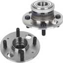 Autoround 513105 Rear Wheel Bearing and Hub Assembly Compatible with Honda Civic 1992-1995/1999-2000, Civic Del Sol 1995-1997, Acura Integra 1990-2001, 4 Lug w/ABS, Set of 2