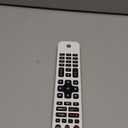 GE Rechargeable TV Remote Control, Universal Remote Control, Backlit Buttons, Samsung TV Remote Control Replacement for Smart TVs, Apple TV, Sony, Roku Replacement Remote, LG TV, 4-Device, 80984