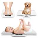Baby Weight Scale, Infant Scale with Detachable Tray, Pet Scale for Cat Dog, Multiple Weighing Scale for Toddler, Children, Pet and Adult Auto-Rotation LED Screen, Up to 400lb/180kg
