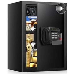 3.0 Cub Large Safes for Home Use Fire and Water Proof, Anti-Theft Digital Security Safe Box with Electronic Keypad and Key, Fire Proof Safe for Home D 