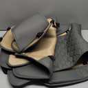 Elantrip 2PCs Front Car Seat Covers Leather Car Seat Protector Universal fit for Most Cars SUVs and Trucks Water Proof Seat Protector Gray