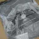 Cozy Bliss Deluxe Sheared Rabbit Faux Fur Throw Blanket, Soft Fuzzy High-Low Sculpted Plush Blanket for Couch, Cozy Home Accent, All Season Use, Grey 50"x60"