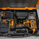 1/2" Cordless Impact Wrench, 900Ft-lbs (1200N.m) Brushless High Torque Impact Gun,3800RPM,3 Variable Speeds,LED Light,2x4000mAh Battery, 5 Sockets,Electric Impact Gun for Car/Mower/Pickup