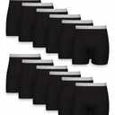 Hanes Men's Underwear Boxer Pack, Performance Stretch Underwear, Moisture-wicking Boxer for Men, 6-pack Small