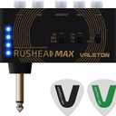 VALETON Guitar Headphone Amplifier Multi Effects Pocket Rechargeable Mini Practice Amplifier Rushead Max (Include 2 Additional Guitar Picks)